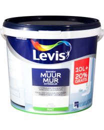 LEVIS MUURVERF MAT WIT