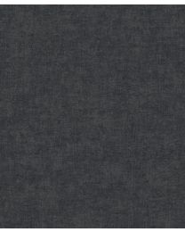 DUTCH WALLCOVERINGS VLIESBEHANG TEXTURED TOUCH UNI BLACK/SILVER