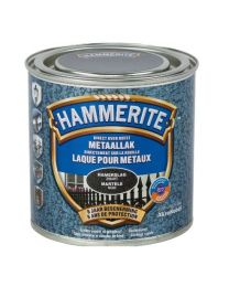 HAMMERITE HAMERSLAGLAK ZWART 250ML