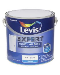 LEVIS EXPERT BOIS LAQUE INTÉRIEUR SATIN 2,5 L BLANC