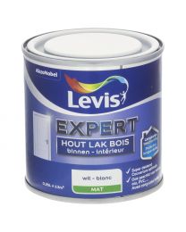 LEVIS EXPERT HOUTLAK BINNEN MAT 250ML WIT