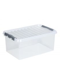 Q-LINE BOX 45L TRANSPARENT/METAL