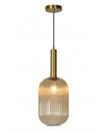 LUCIDE MALOTO - HANGLAMP - DIA 20CM - 1XE27 - AMBER