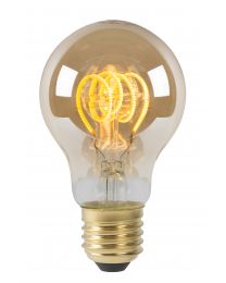 LUCIDE A60 - FILAMENT LAMP - DIA 6CM - LED DIMBAAR - E27 - 1X5W 2200K - AMBER