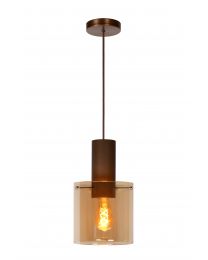 LUCIDE TOLEDO - HANGLAMP - DIA 20CM - 1XE27 - AMBER