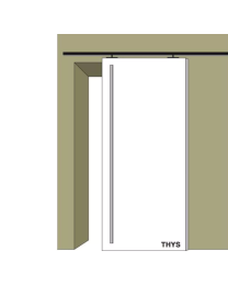 THYS SLIDING DOOR CLASSIC RAIL 200CM